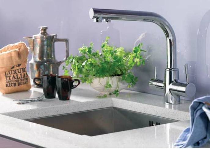 Tri-Flow Kitchen Mixer Taps by Brita